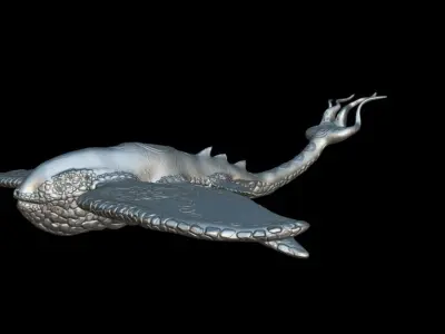 Ocean Spirit  Low-poly 3D model