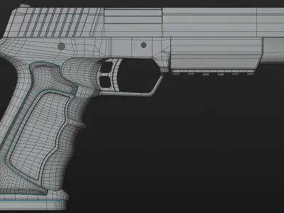 Handgun FORT-0210 3D model