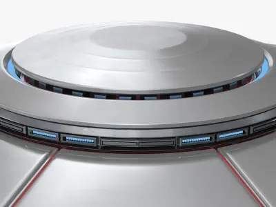 Alien UFO 3D model purchase
