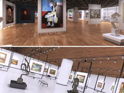 Art Gallery Collection 3 3D model