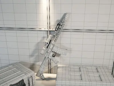 BCM Machine Gun 3D model