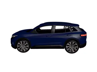 Volkswagen ID Tiguan Modern Electric SUV 3D model