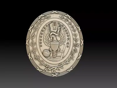 Georgetown Seal 3D print model