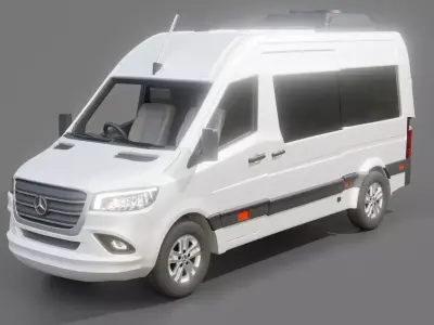 Mercedes Sprinter Passenger Van 2025  3D model