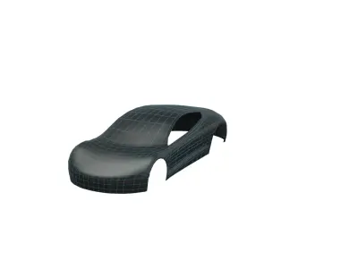 Car Guide Mesh Free low-poly 3D model