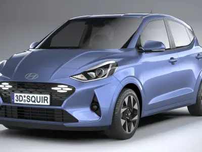 Hyundai i10 2024 3D model purchase