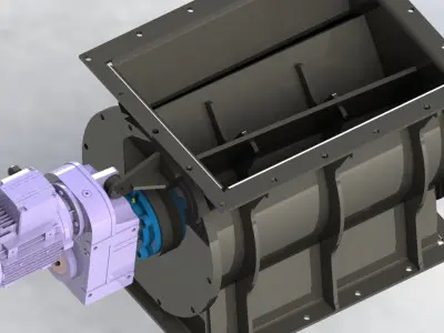 Rotary feeder 3D model