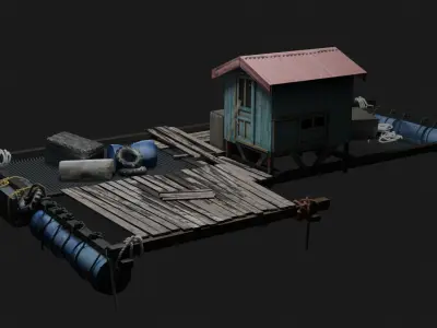 Floating house  3D model