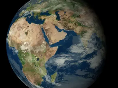 earth planet model 3D model