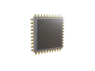 Chip Icon v1 003 Low-poly 3D model