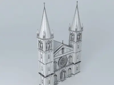 Church london cathedral 3D model