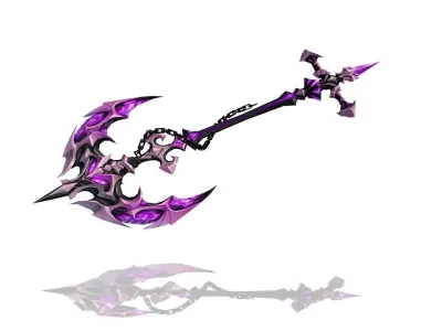 Anchor Axe Low-poly 3D model