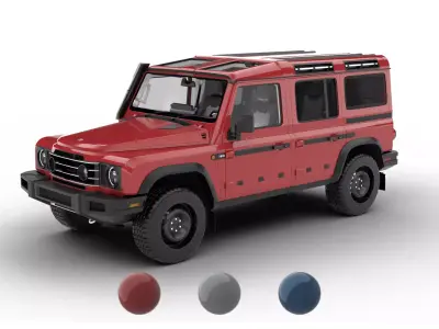 Ineos Grenadier Trialmaster 2024 3d model 3D model
