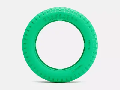 16x5 Firestone Dirt Track Tire 500-16 3D print model