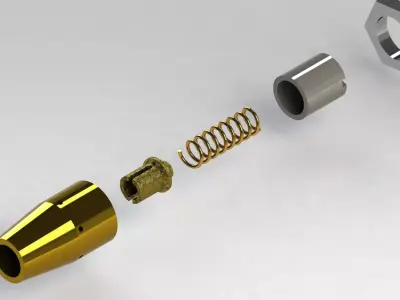 Protec 7-29 Safety valve Free 3D model