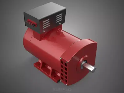 STANDARD ELECTRIC MOTOR GENERATOR ALTERNATOR DYNAMO GENERATION 3D model