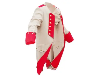 Train Coat Low-poly 3D model