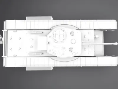 Churchill Tank scale model    3D print model