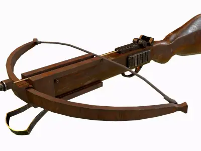 Cross Bow Weapon 3D model
