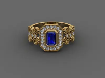 Women Ring 3D print model