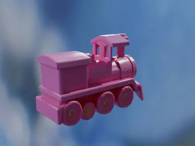 Our Lovely Pink Train 3D print model
