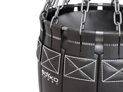 Boxing glove punching bag cone boyko sport 3D model