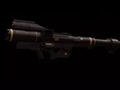 FHJ-18 Launcher 3D model