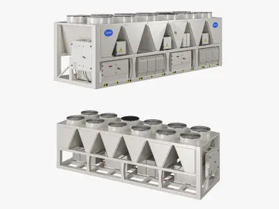 Industrial Air Conditioning Unit 3D model