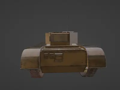 A43-Black Prince Low-poly 3D model