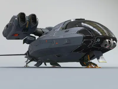 Support Spaceship 3D model