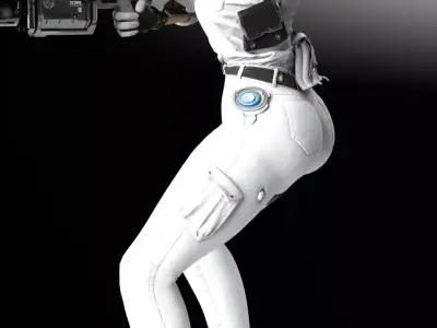 Hailey Tactical Gunner  3D print model