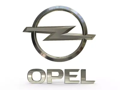 opel logo 3D model