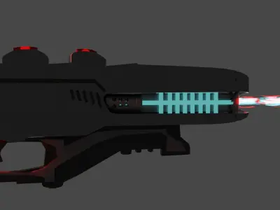 Sci fi Gun Free 3D model