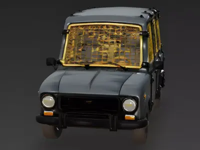 Heritage Graphite Station Wagon 3D Model Low-poly 3D model