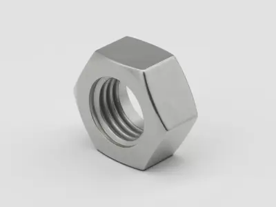 Metal Nut 3D model
