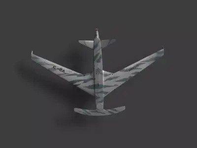 hammer-shark-v2-3 drone Low-poly 3D model