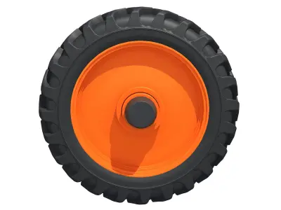 Off Road Tyre 3D model by 3D-Horse