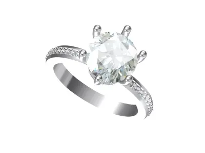 Wedding Ring  3D print model 358