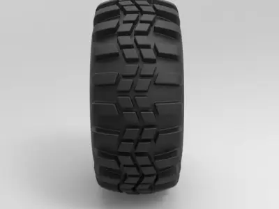 Offroad wheel 7 3D model