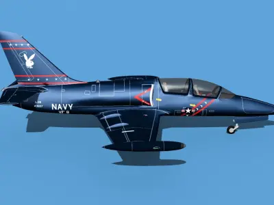 Aero Vodochody L-39C Albatross V12 3D model