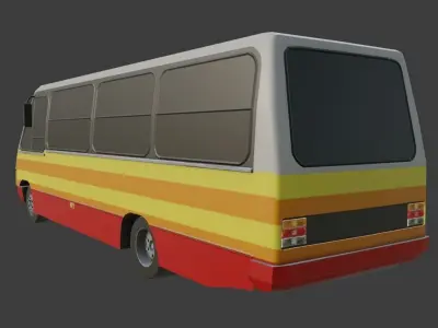 Marcopolo Senior GIV Low-poly 3D model