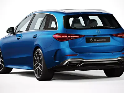 2022 Mercedes-Benz C-Class Estate 3D model