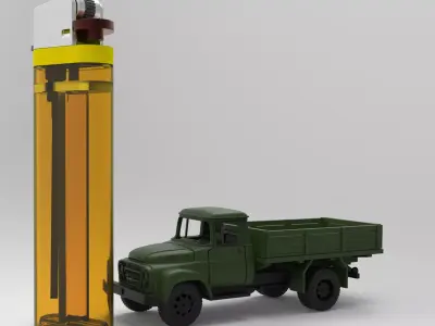 SR-113-BUCEGI -Cargo Truck 1 87 Scale Model 3D print model