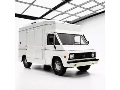 Secret Government Research Van for 3D print 3D model