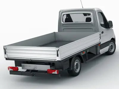 Mercedes Sprinter 2018 pickup 3D model