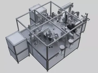 Automatic feeding 863 magnetizer 3D model