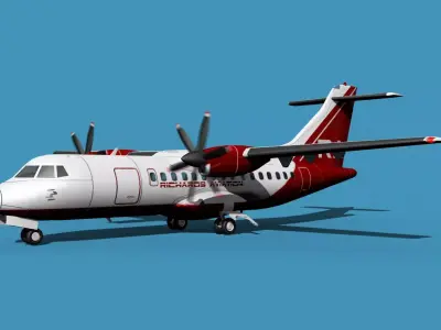 ATR-42-320 Richards Aviation 3D model