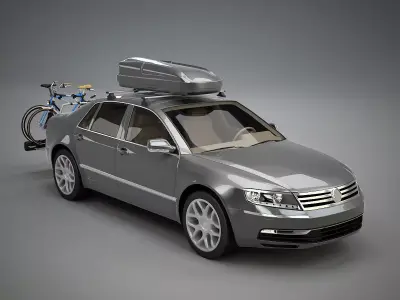 Car and Bicycle Carrier 3D model