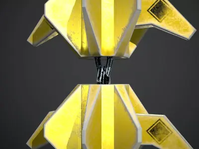 Fishbone Low-poly 3D model