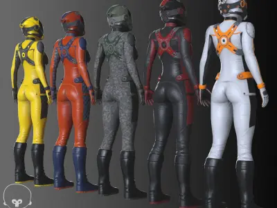  FX01 female Sci-fi Suit 